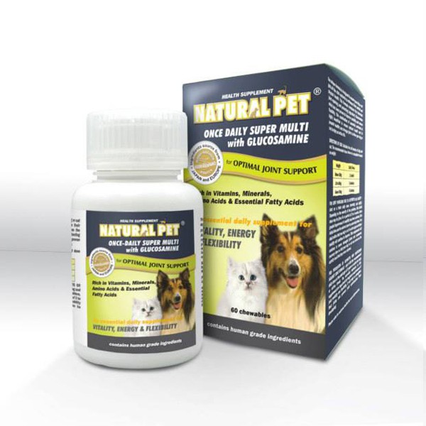 Natural Pet Super Multi with Glucosamin 60v