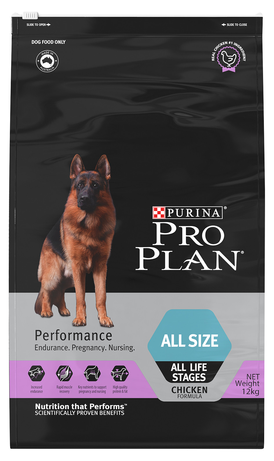 Purina All Life Stage All Size Performance Chicken Formula 12kg