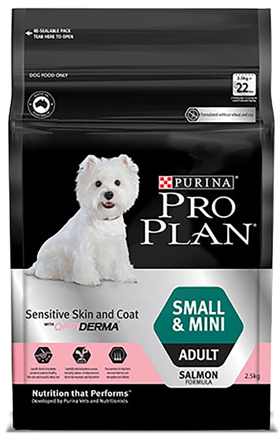 Purina Adult Dog Small And Mini Sensitive Skin Coat 2.5kg